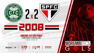 Coritiba 2x2 São Paulo - Brasileiro 2008 - Rodada 22 - 24/08/2008