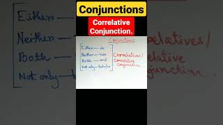 #Conjunctions #Correlative_conjunction #shorts #viral #education #youtubeshorts #shortsvideo#english