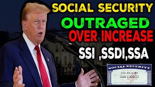 OUTRAGE Over NEW SOCIAL SECURITY INCREASE | SSA, SSI, SSDI Increased Payments