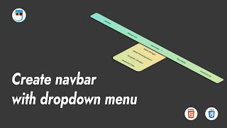 How to Create a Menu Bar with Dropdown Effect using HTML CSS only | Geekboots