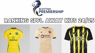 Ranking SPFL premiership away kits