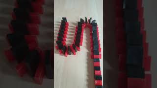 Satisfying domino setup #shorts #tricks #viral #video #dominos