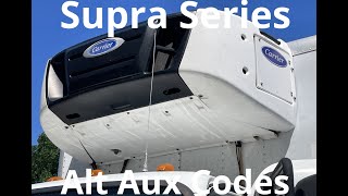 ALT AUX codes on a Supra series Carrier How to Diagnose And Repair