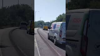 Suffolk Police vehicles responding in Lowestoft