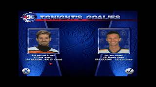 EA Sports NHL '96 - All-star Season 2 Flyers Game 55 | Buffalo Loses a Close Shut-out in PHI