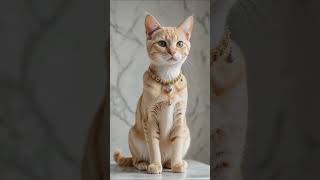 Important cats in a modern interior 2 #aiairt #cat #cutecat