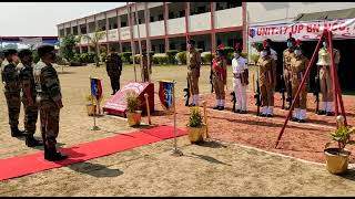 Guard of honour by SHUATS NCC CADET at 17 UP BN NCC PRAYAGRAJ