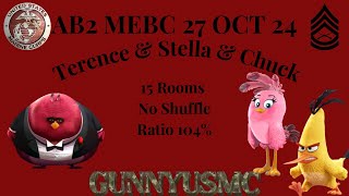 Angry Birds 2 AB2 Mighty Eagle Boot Camp MEBC 27 Oct 24-with Terence+Stella+Chuck. 15 rms