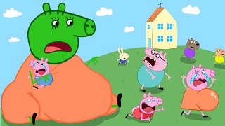 STOP!!! Peppa Pig please stay with Mom Zombie! | Peppa Pig Funny Animation