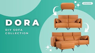 Easy Hacks to Refresh Your Sofa in Under Two Minutes: Naomi Home | Dora DIY Sofa Collection