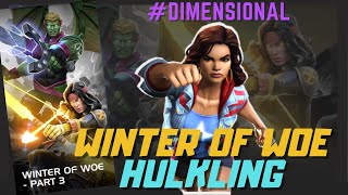 Winter of Woe  | Hulkling - # Dimensional Being | Marvel Contest of Champions