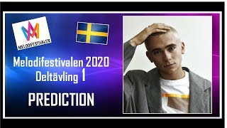 Melodifestivalen 2020 | PREDICTION | Deltävling 1 | Top 7 | With Comments