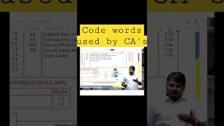 code words used by CA's #ca #calife @CAVijaySarda #swag #motivation #cainter #castudents #camay23