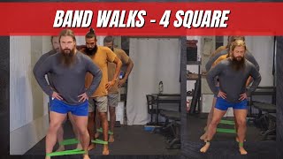 Band walks - 4 square