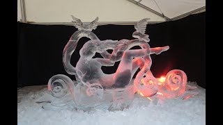 Фестиваль ледовых скульптур@Елгава./Ice sculpture festival in Jelgava 2018