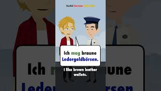 Учить немецкий язык - Эй, парень, какого цвета твой бумажник?