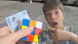 Daca rezolvi cubul Rubik, primesti 100 de lei