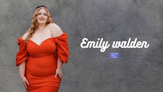 Emily Walden biography | American curvy plus size model | Instagram star | fashion model | wiki