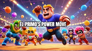 El Primo's Epic Flying Elbow Drop! | Brawl Stars Shorts | Gaming | Action Fighting#youtubeshorts