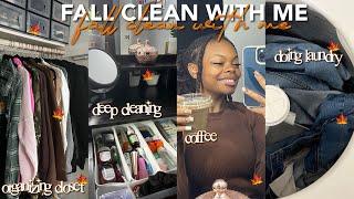 vlogtober week1 : 2023 fall deep clean & organize with me🍁 | cleaning motivation