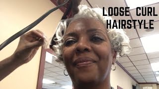 HAIR | LOOSE CURL HAIRSTYLE