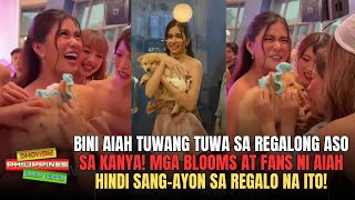 BINI Aiah tuwang tuwa sa regalo na puppy! Mga blooms at fans ni Aiah, hindi sang-ayon sa regalo!