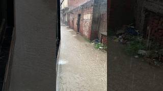 Flood scene heavy rain 🌧️ ##short #shorts #ytshorts #betashorts #azizshorts #azizvlogs