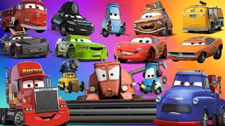 Looking For Disney Pixar Cars 3 Lightning Mcqueen, Doc Hudson, Bobby Swift, Luigi, Fillmore, Fritter