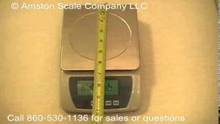 Overview of Amston Scales HRB 10,000 Gram Toploader Balance Scale