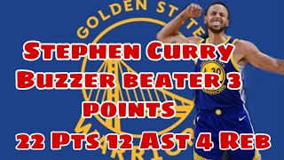 Stephen Curry Buzzer beater 3's all angle