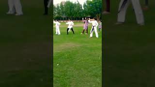 Girls Karate Students Perform Kata