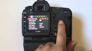 Setting up a Canon 5D Mark 2 (5d mk ii) for Wedding Photography