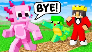 Axy LEAVES FOREVER in Minecraft!