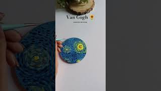 Van Gogh 🌻painting| Acrylic painting| Painting on Mdf board #painting #artist