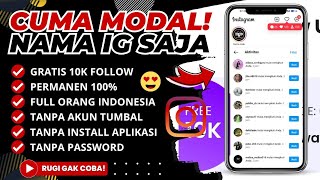 10 DETIK!🔥Cara Menambah Followers Instagram Gratis Tanpa Akun Tumbal Permanen