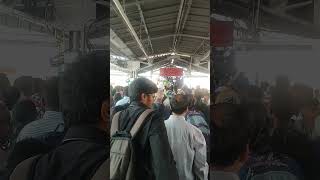 overcrowding at railway station#railwaystation #railway #platform#irctc #indianrailways