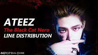 ATEEZ - The Black Cat Nero (Live / ATEEZ Only Version) | Line Distribution (Color Coded)