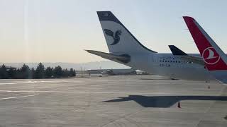 Morning traffic atTehran Imam Khomeini (IKA) International Airport