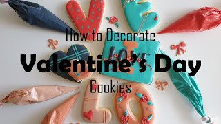 How to decorate Valentine's Day LOVE cookies - KAI Cookie Artistry