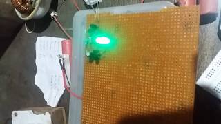 Infrared receiver using an IR LED