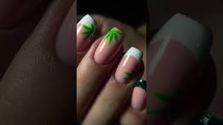 😅 Cliënt had a special request 💚 Biab nails with frenchtip nails 💅 #nails