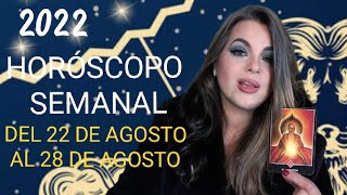 🟡🧿HORÓSCOPO SEMANAL | Del 22 al 27 de Agosto •2022 _ SIGNO por SIGNO "Gabriela y los Astros" | Tarot