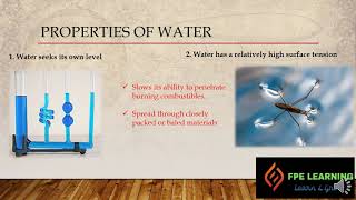 Water as an Extinguishing Agents