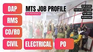 MTS WORK PROFILE  | For preference filling in Promotion Exam