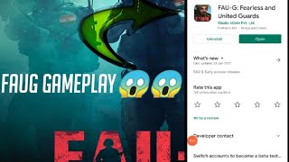 FAUG🇮🇳🇮🇳 MOBILE FIRST GAMEPLAY 😱😱|JAI INDIA#ENVY GAMER YT!!