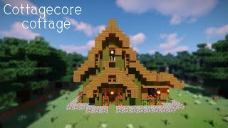 Minecraft: How to Build a Simple Cotaggecore Cottage | Easy Survival Tutorial