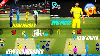 Real Cricket 25 Launched Full Review | Real Cricket 25 - New Jersey , New Scoreboard, New Shots