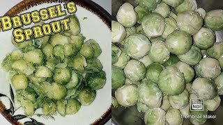 #brusselsprout#babycabbage# HOW TO COOK BRUSSEL'S SPROUT|EASIEST WAY|JANE VERSION|VEGETABLE