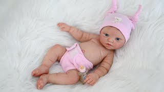 Силиконовый реборн Mini Baby Bailey для кормления и игр