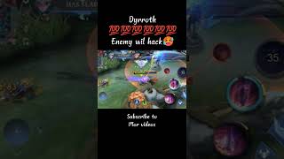 dyrroth #mlbb #mobilelegend #trendingshorts #youtubeshorts #video #dyrroth